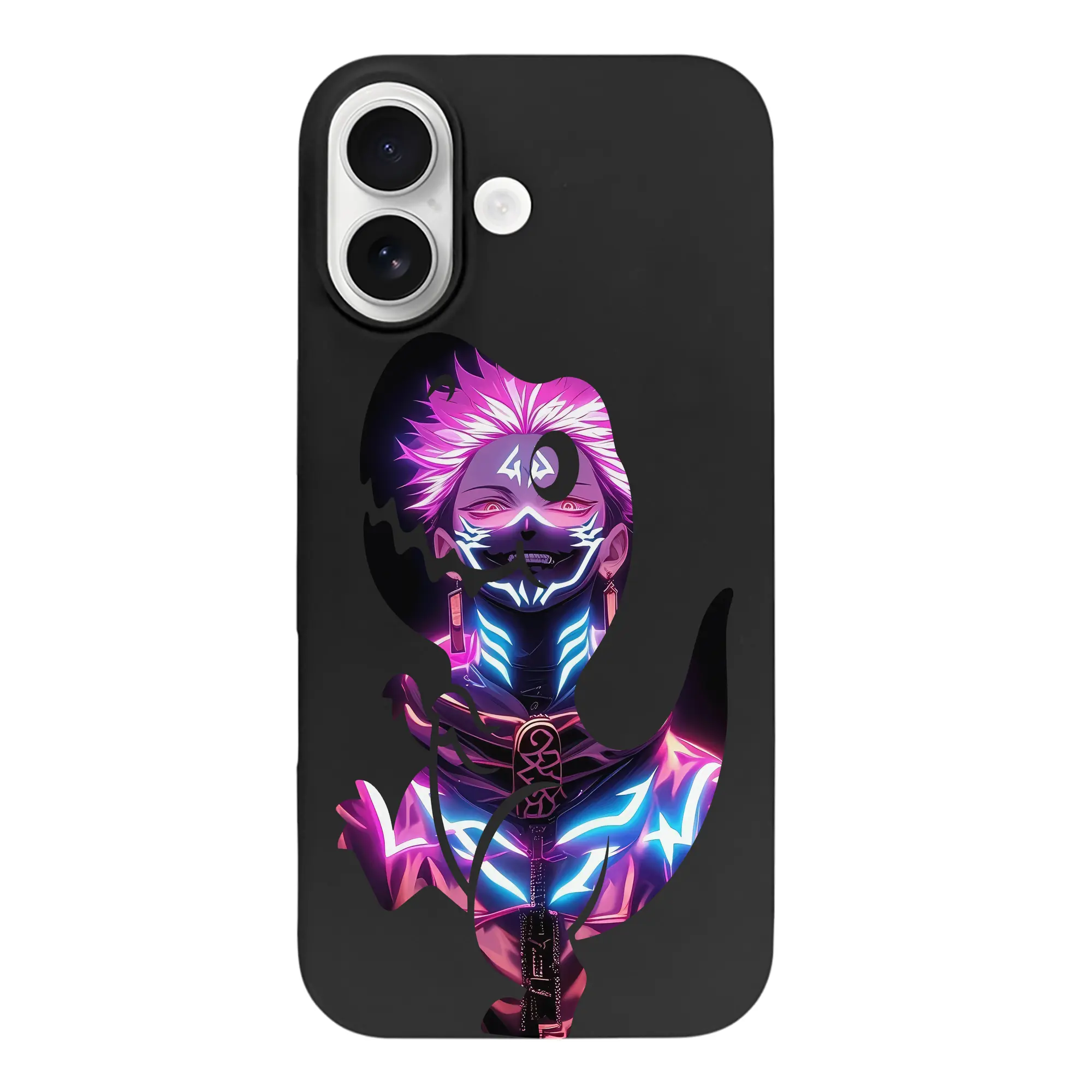 呪術廻戦 グッズ,両面宿儺 - iPhone 17 シリーズ シリコンケース 薄型 耐衝撃 指紋防止 ソフトタッチカバー 精密フィット 傷防止 保護ケース iPhone 17/17 Air/17 Pro/17 Pro Max 対応